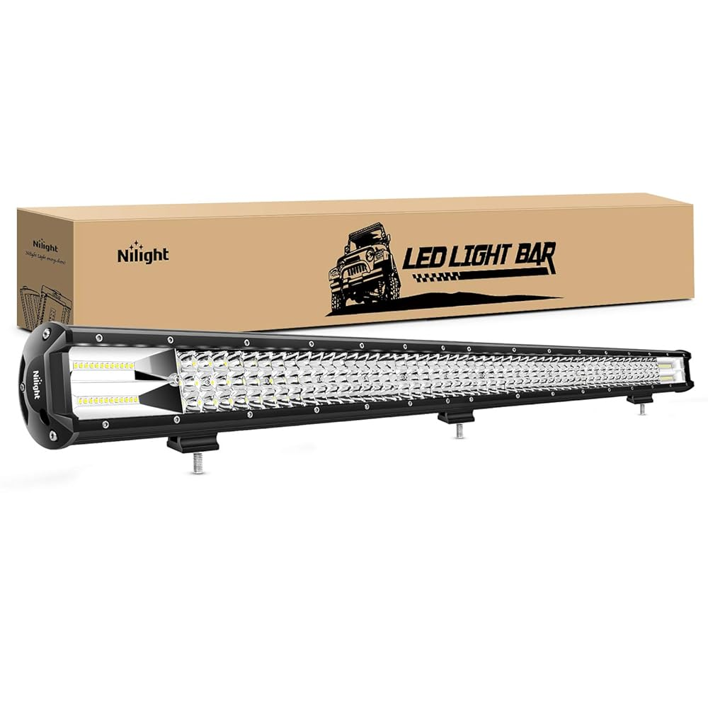 Outdoor Camping Jeep - Nilight 37Inch Triple Row LED Light