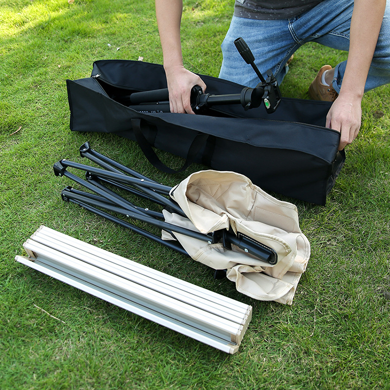 Outdoor Camping Table With Storage - Outdoor camping storage bag canopy pole