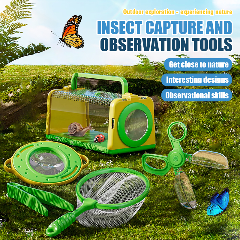 Outdoor Camping Kit - Insect Capture Cage Observation Box with