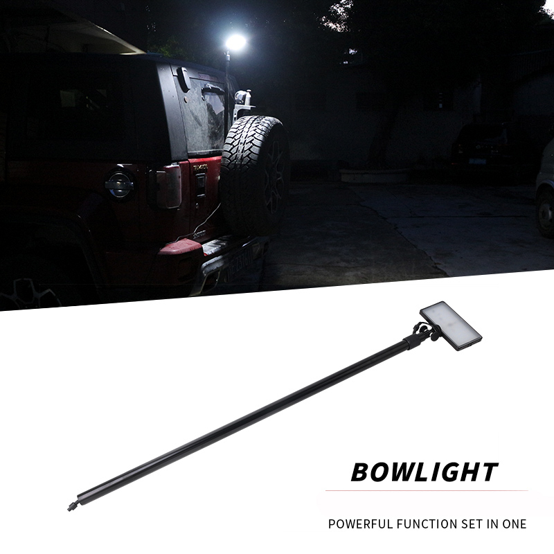 Outdoor Camping Jeep - Portable outdoor telescopic pole light for