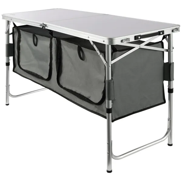 Outdoor Camping Kitchen Setup - Camping Kitchen Table, Quick Set-Up, 3