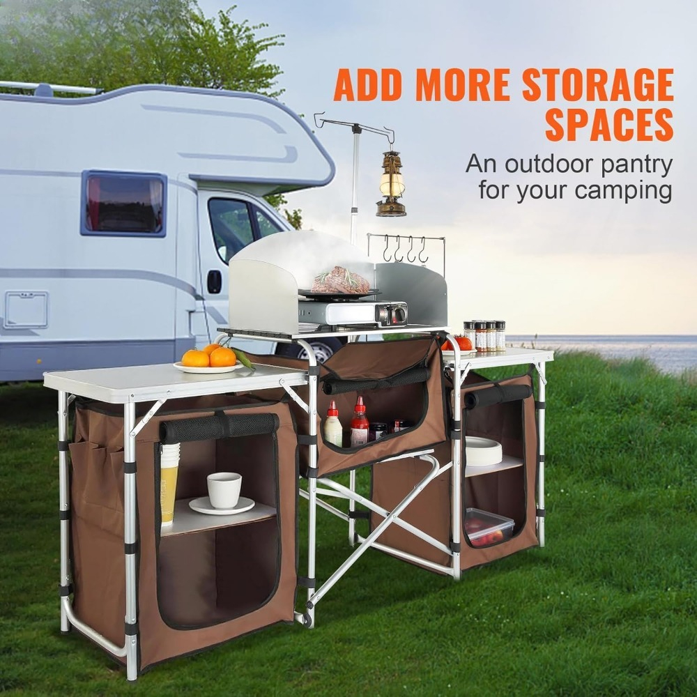 Folding Camping Kitchen Table  – Outdoor Camping Kitchen Setup Bewertung und Preis