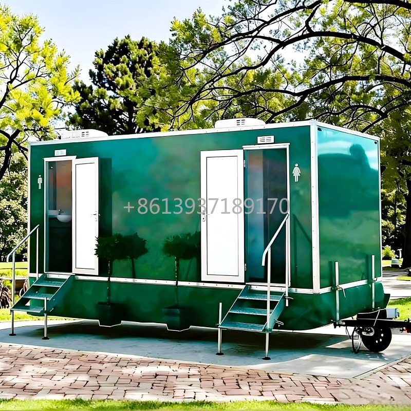Mobile Toilet Trailer with Bas – Outdoor Camping Toilet Bewertung und Preis