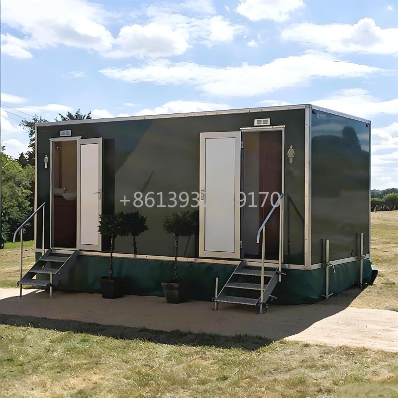 Mobile Toilet Trailer with Bas – Outdoor Camping Toilet Bewertung und Preis