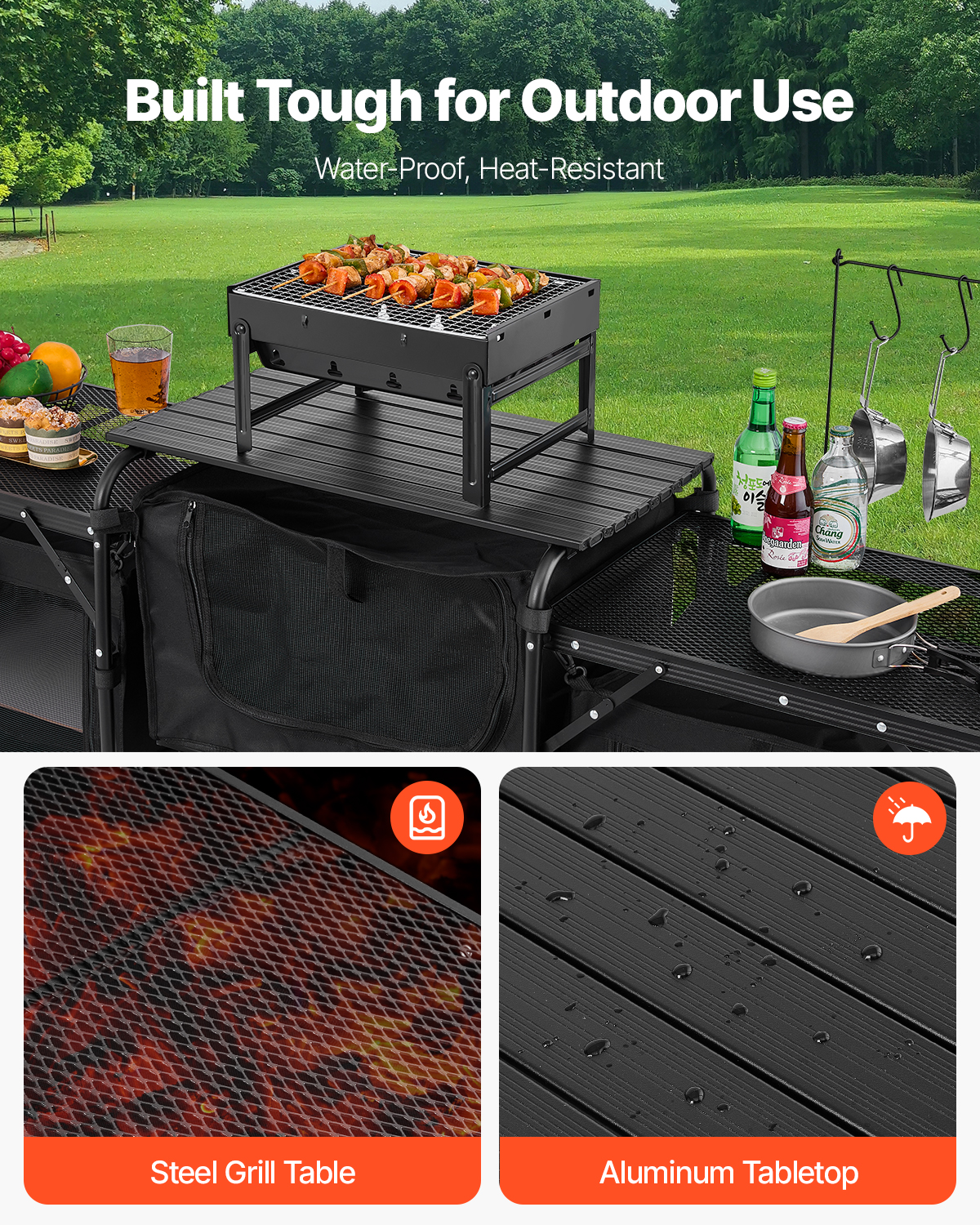 SucceBuy Camping Kitchen Table – Outdoor Camping Kitchen Setup Bewertung und Preis