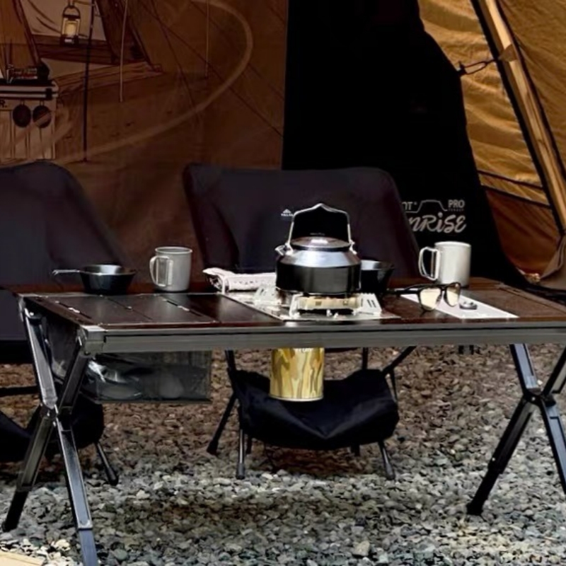 Tryhomy Igt 1  Unit Basket Dra – Outdoor Camping Table With Storage Bewertung und Preis