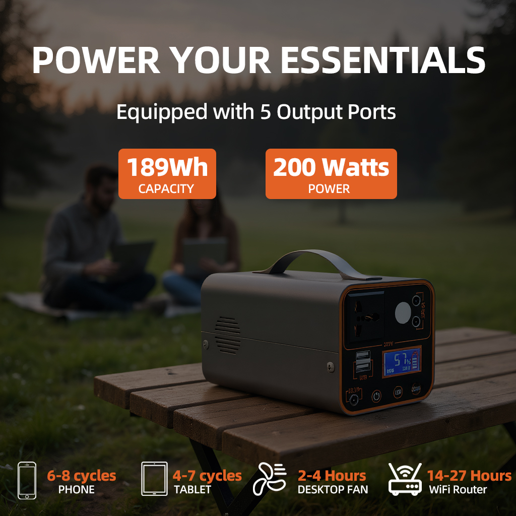 200W Portable Power Station 22 – Outdoor Camping Kit Bewertung und Preis