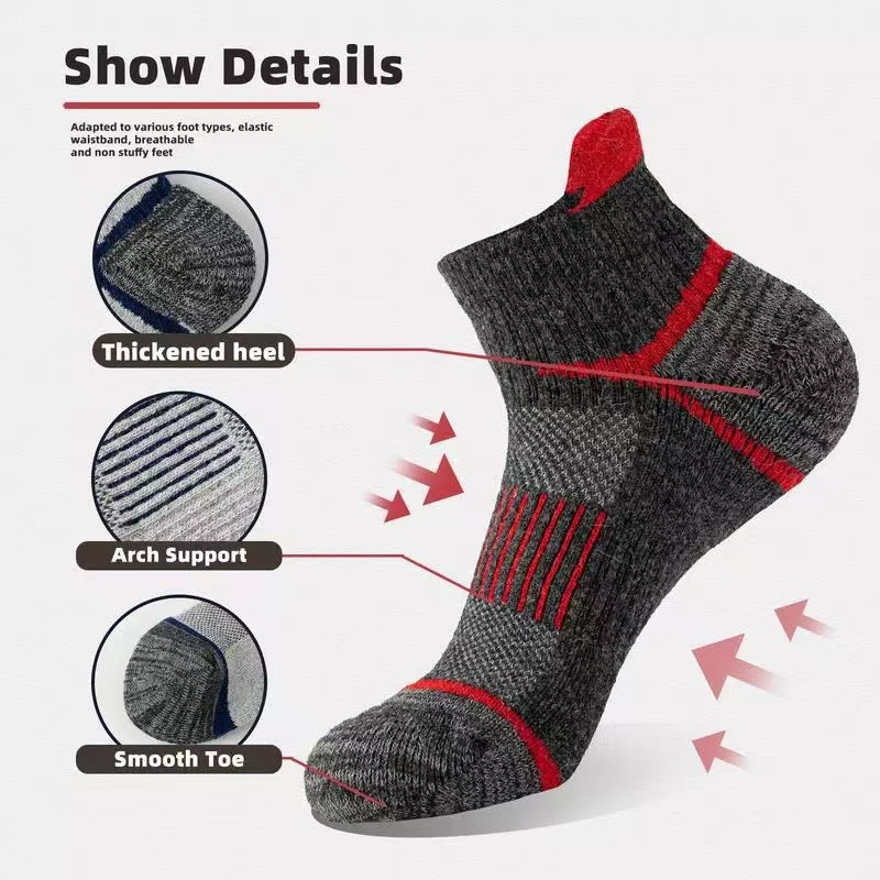 6 Pairs Unisex Hiking Socks Br – Outdoor Camping Floor Mat Bewertung und Preis