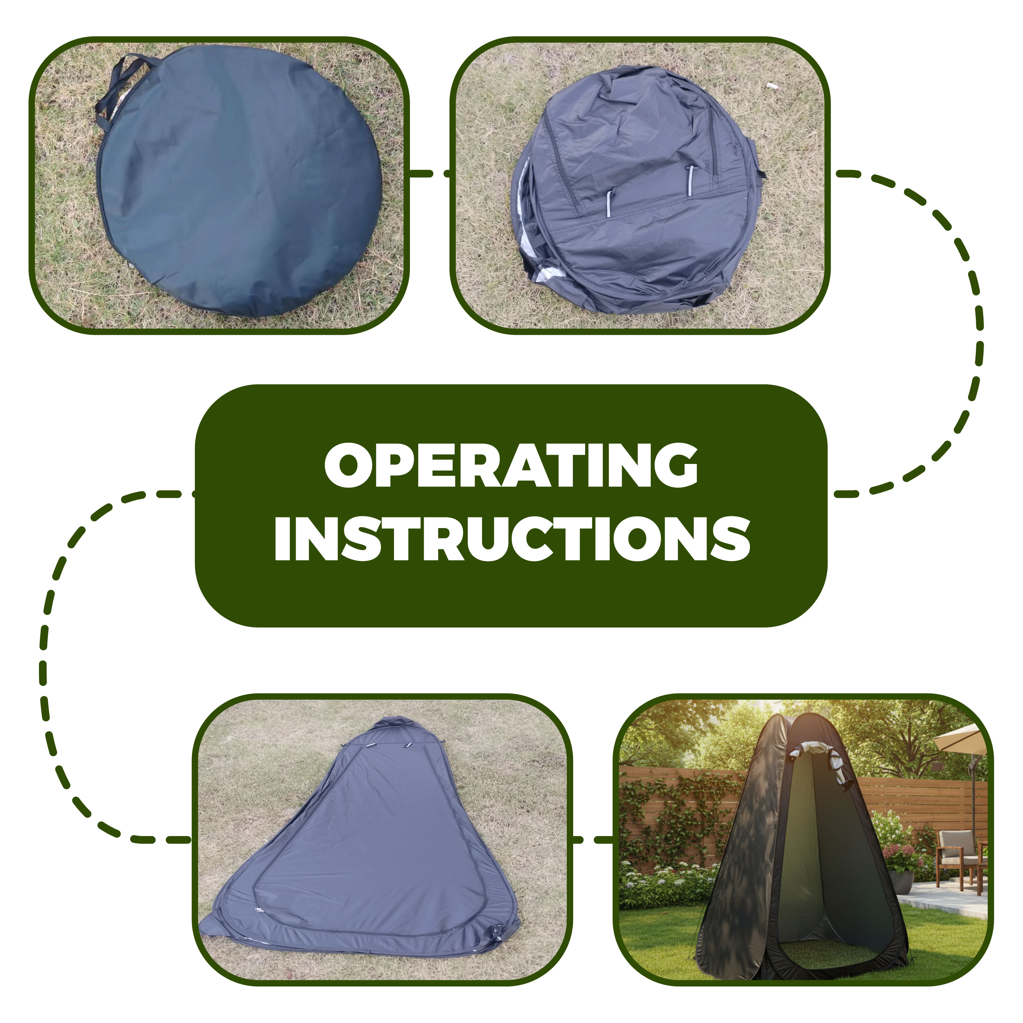 Portable Pop-Up Privacy Tent O – Outdoor Camping Bathroom Bewertung und Preis