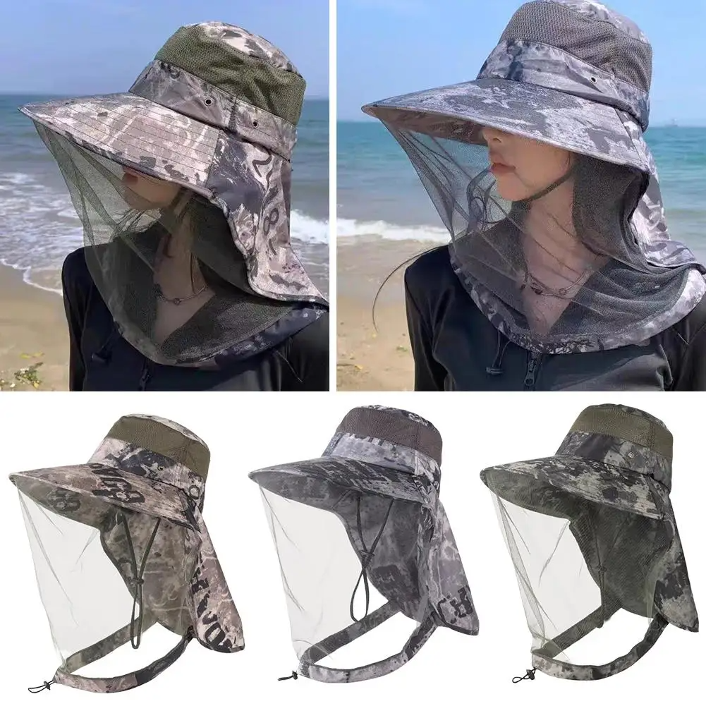 Outdoor Head Face Mask Hat Net – Outdoor Camping Mosquito Net Bewertung und Preis