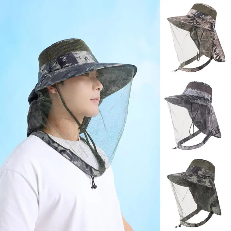 Outdoor Head Face Mask Hat Net – Outdoor Camping Mosquito Net Bewertung und Preis