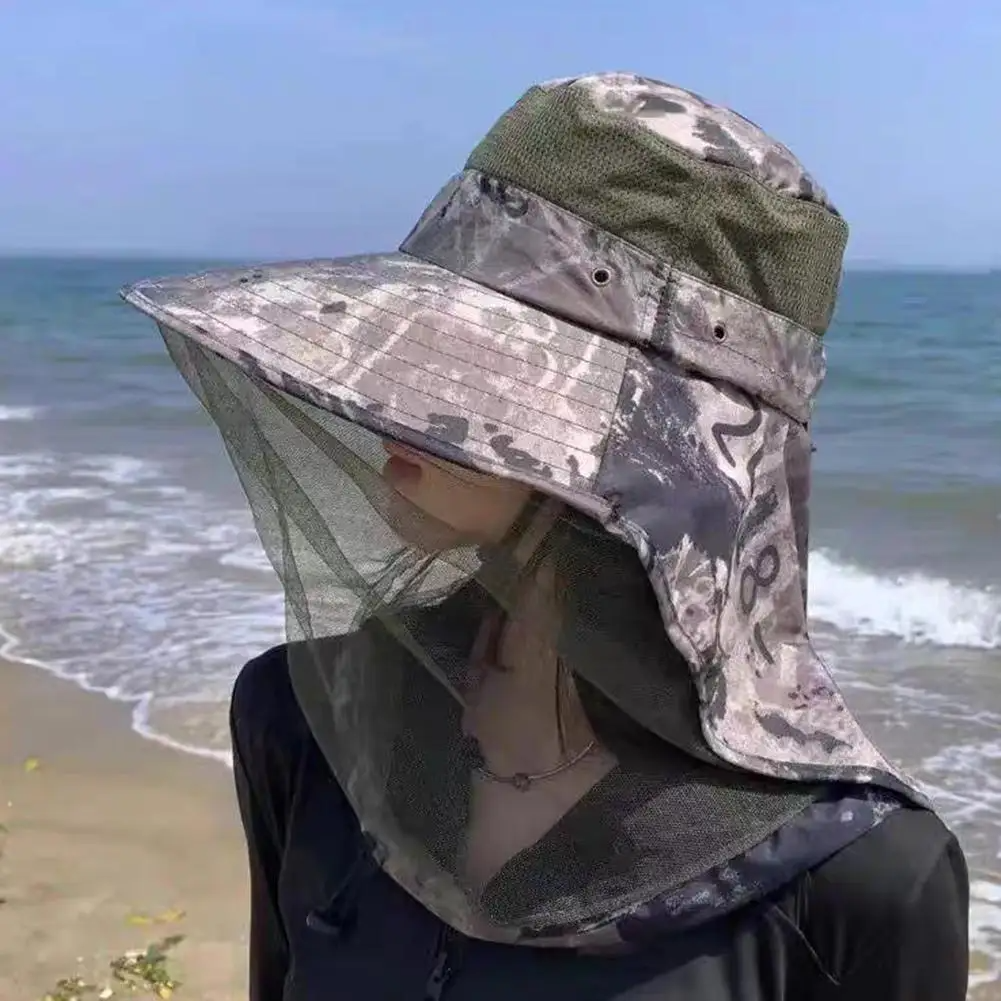 Outdoor Head Face Mask Hat Net – Outdoor Camping Mosquito Net Bewertung und Preis