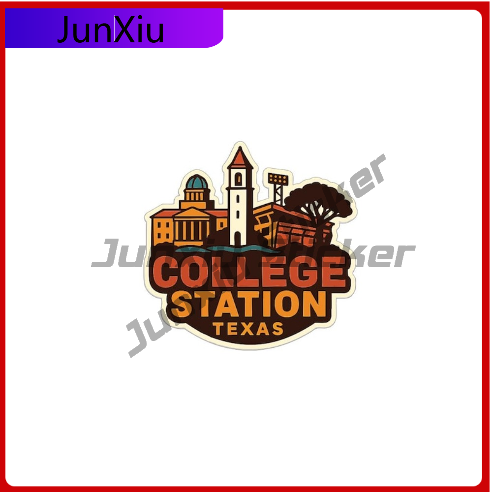 College Station Texas Sticker  – Outdoor Camping In Texas Bewertung und Preis