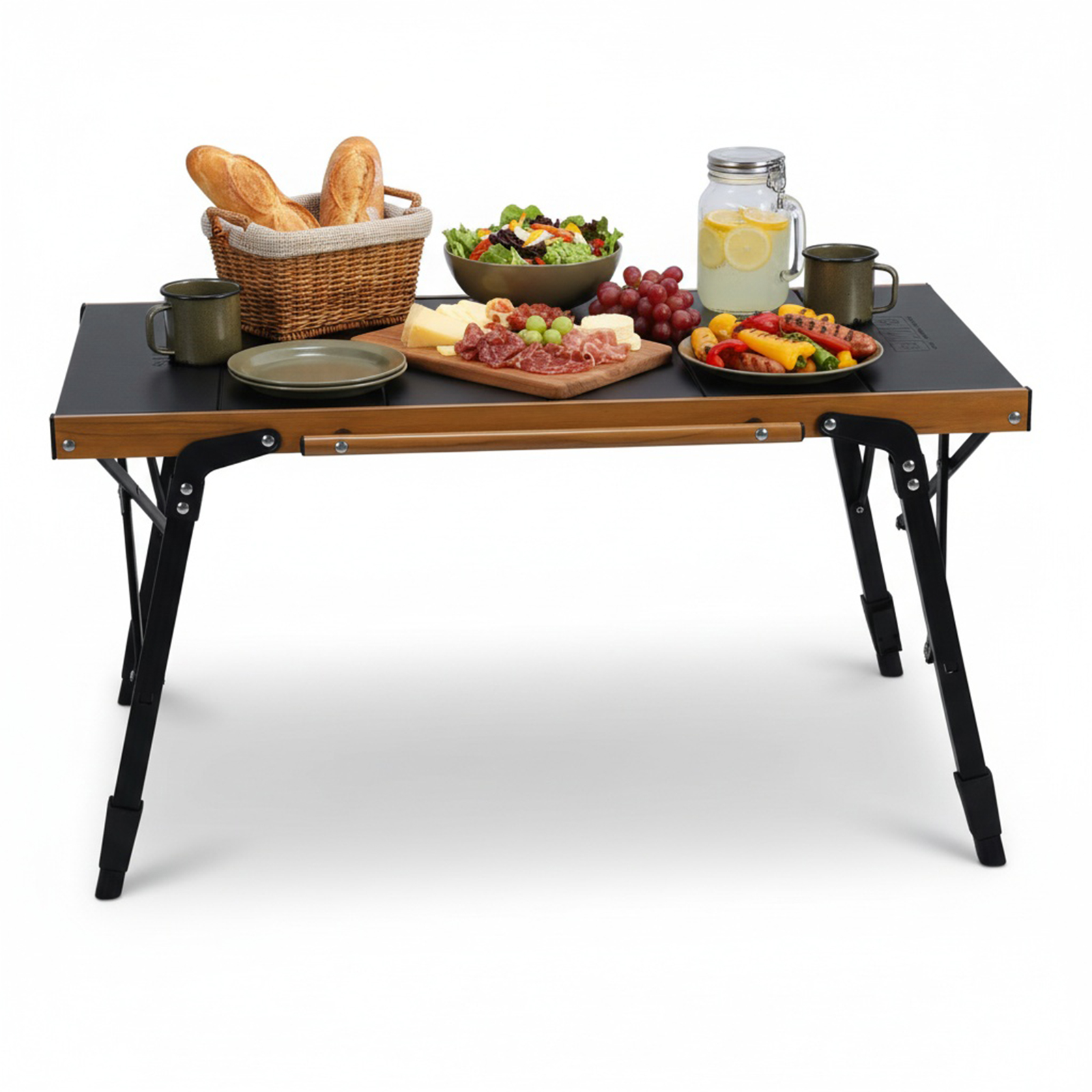 Portable Camping Table with St – Outdoor Camping Table With Storage Bewertung und Preis