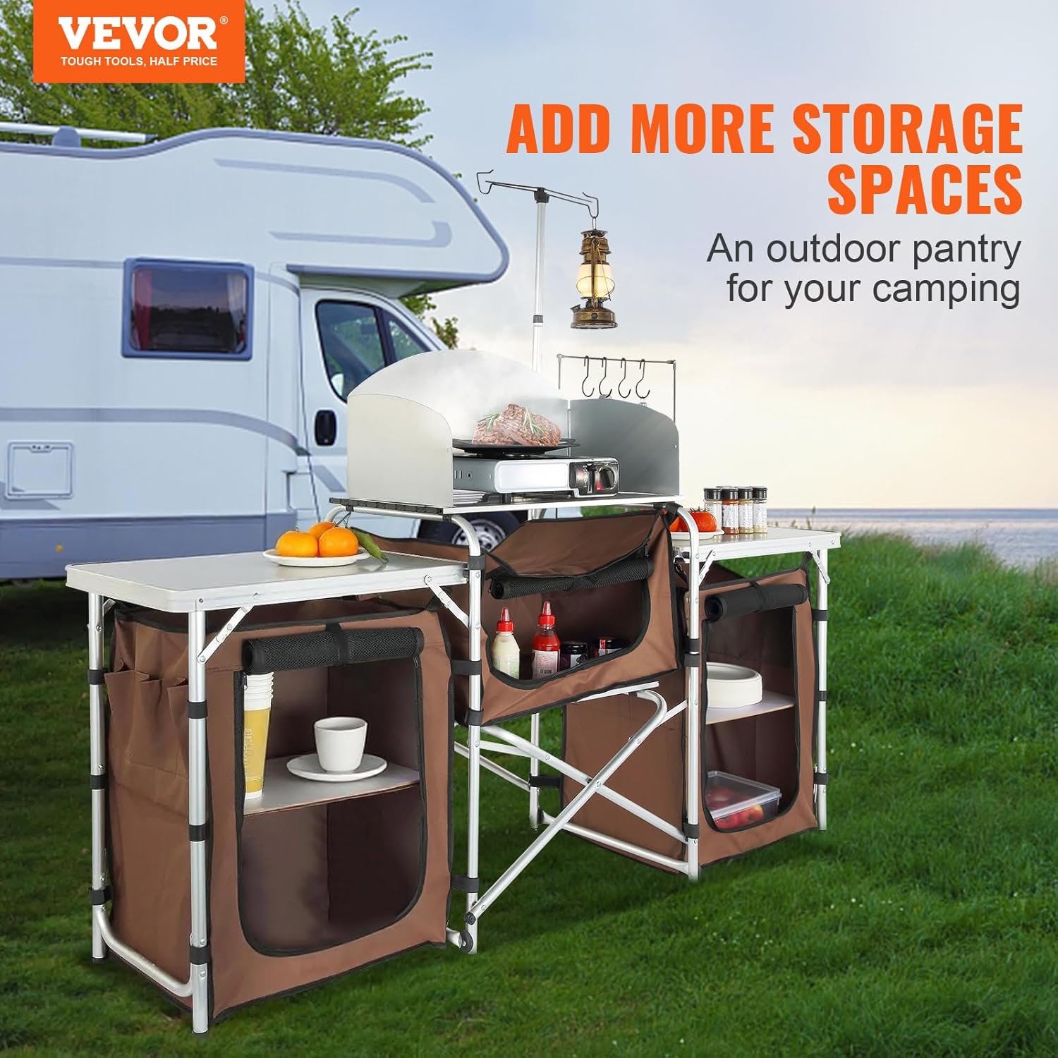 Folding Camping Kitchen Table  – Outdoor Camping Kitchen Setup Bewertung und Preis