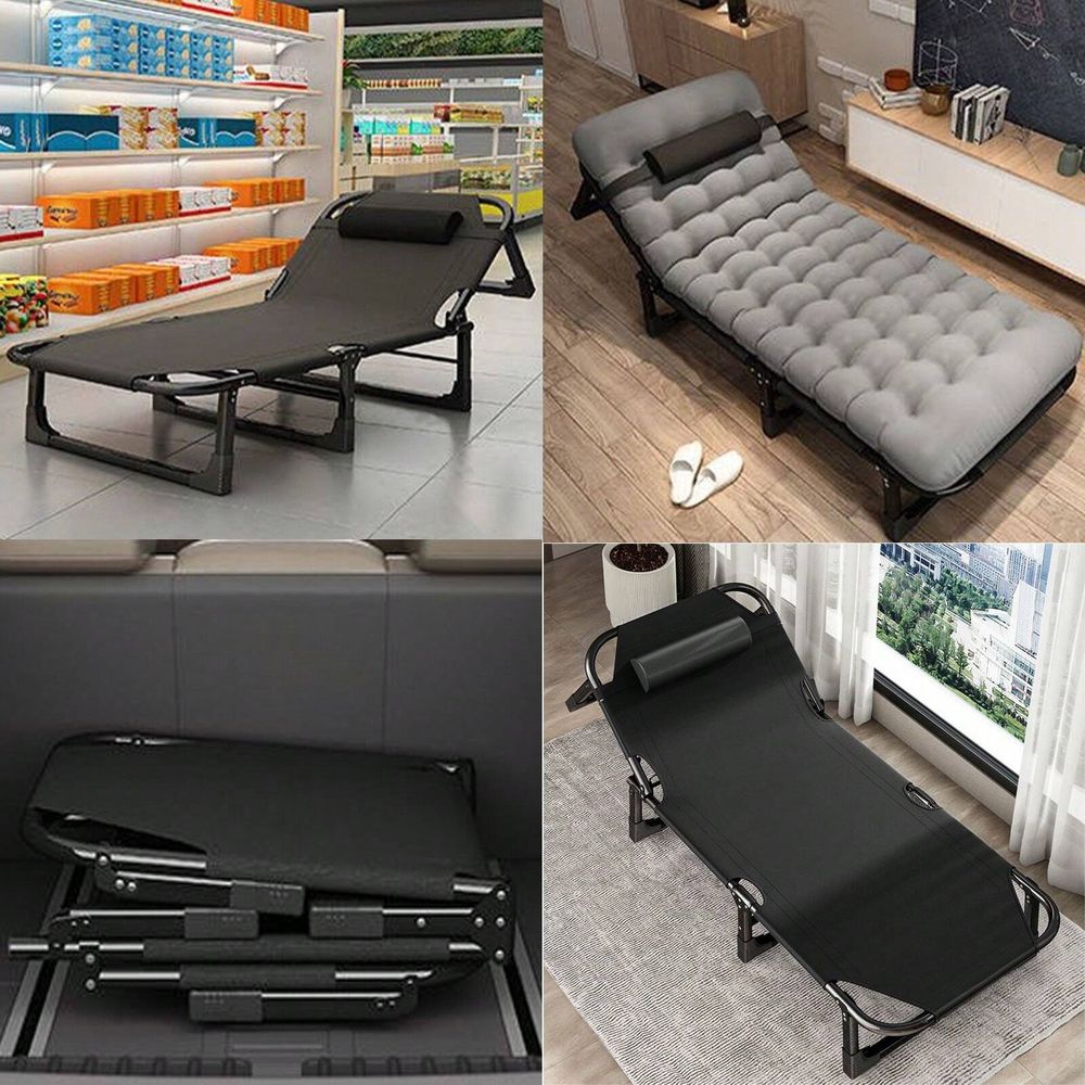 Cot, 4 Positions Adjustable Re – Outdoor Camping Table And Chairs Bewertung und Preis