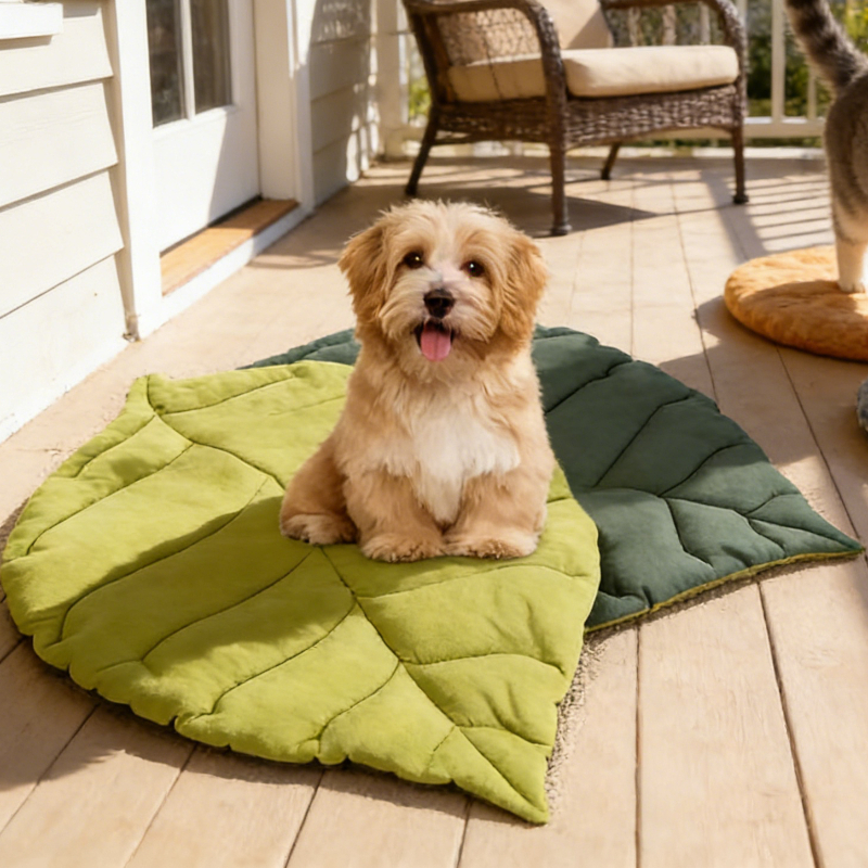 1/2PCS Leaf Shaped Cat Bed and – Outdoor Camping Floor Mat Bewertung und Preis