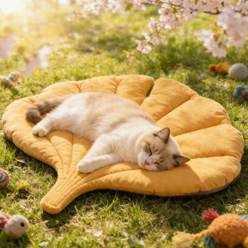 1/2PCS Leaf Shaped Cat Bed and – Outdoor Camping Floor Mat Bewertung und Preis