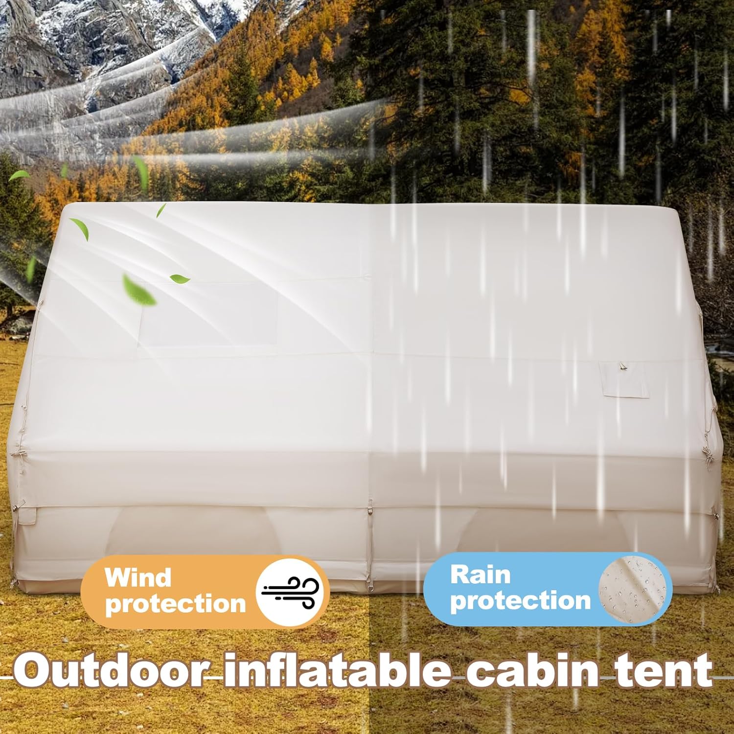 6-8 Person Inflatable Camping  – Outdoor Camping Inflatable Tent Bewertung und Preis