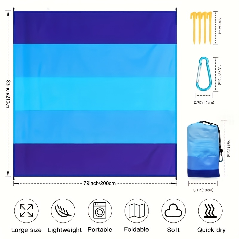 Large Sand Proof Beach Blanket – Outdoor Camping Floor Mat Bewertung und Preis