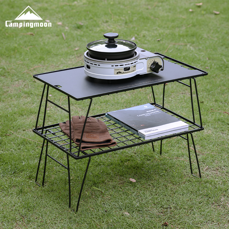 CAMPINGMOON T-235-2T 2Layers P – Outdoor Camping Table With Storage Bewertung und Preis