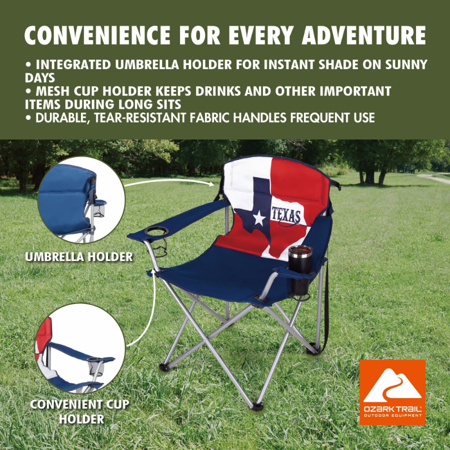 Comfortable Camp Chair for Big – Outdoor Camping In Texas Bewertung und Preis