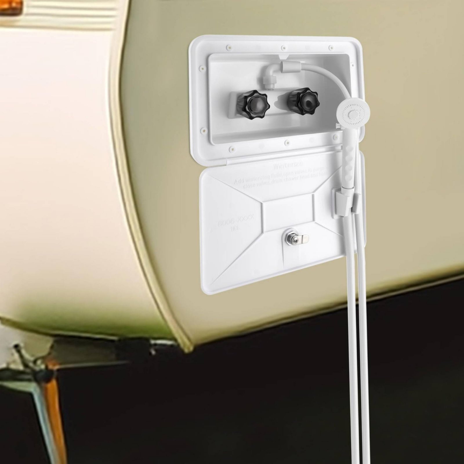 RV Exterior Shower Box Compact – Outdoor Camping Kit Bewertung und Preis