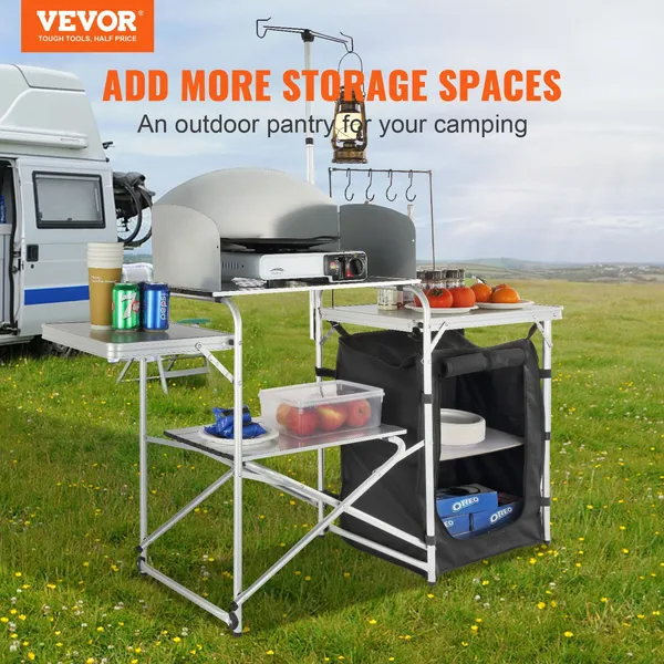 Camping Kitchen Table, Folding – Outdoor Camping Kitchen Setup Bewertung und Preis
