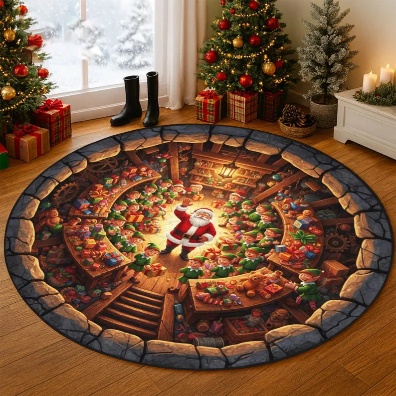 Texas Star Area Rug Round Brow – Outdoor Camping In Texas Bewertung und Preis