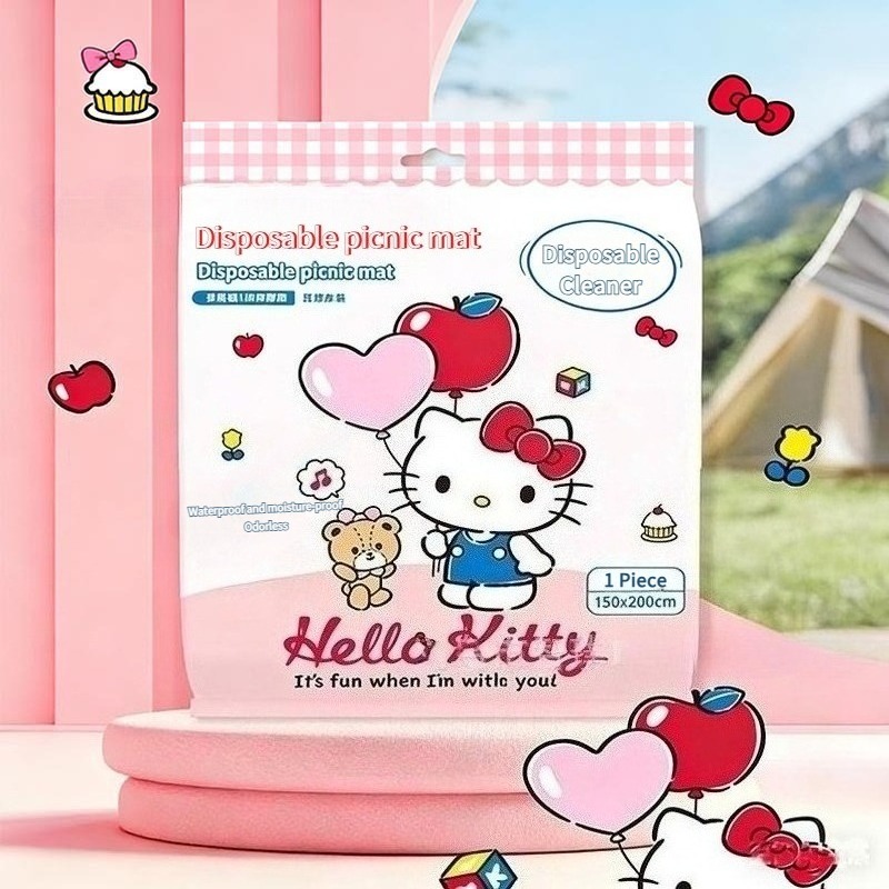 Sanrio Kawaii Hello Kitty Wate – Outdoor Camping Floor Mat Bewertung und Preis