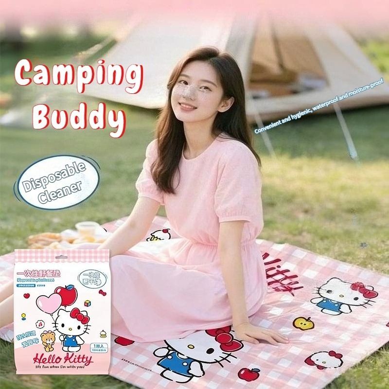 Sanrio Kawaii Hello Kitty Wate – Outdoor Camping Floor Mat Bewertung und Preis