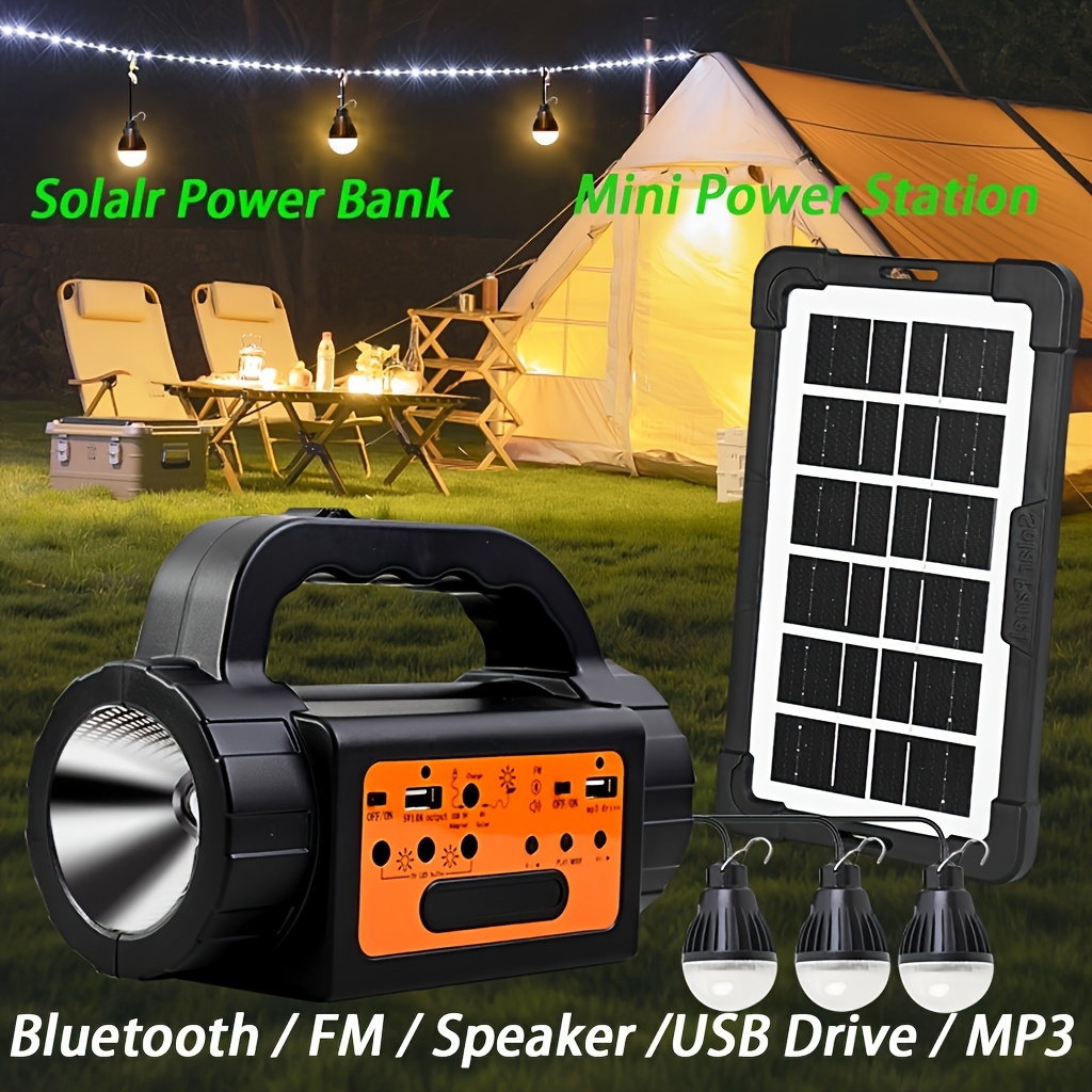 Solar Rechargeable Camping Lig – Outdoor Camping Kit Bewertung und Preis