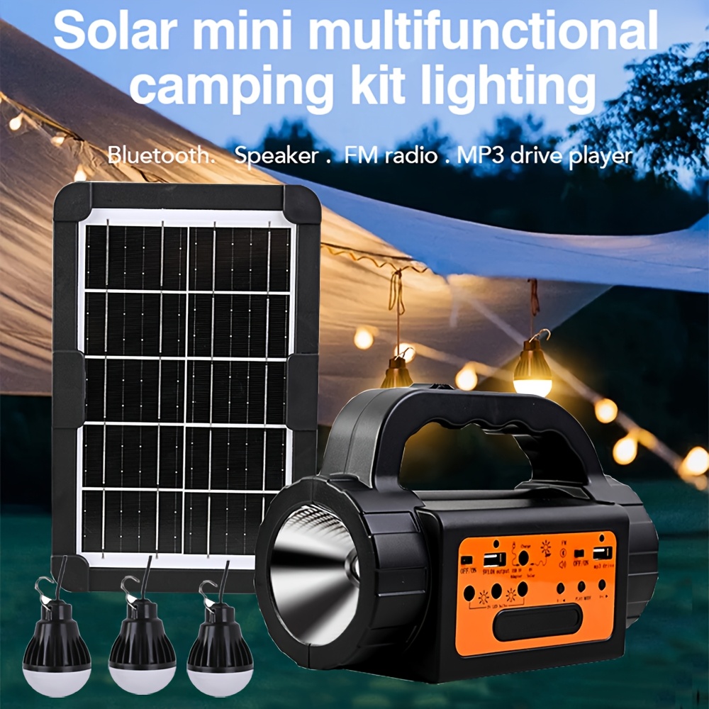 Solar Rechargeable Camping Lig – Outdoor Camping Kit Bewertung und Preis