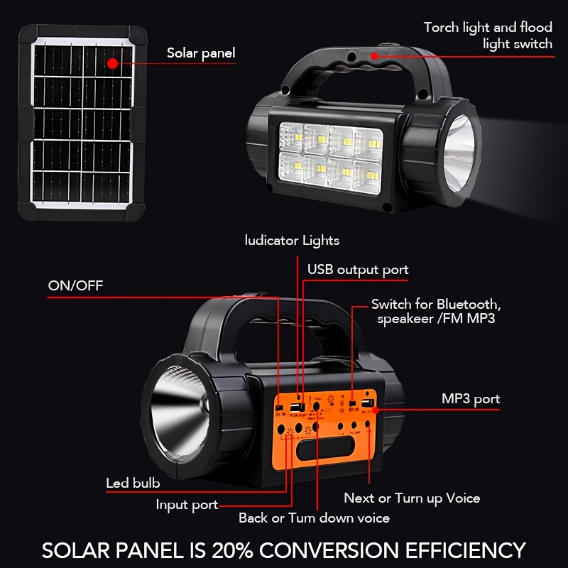 Solar Rechargeable Camping Lig – Outdoor Camping Kit Bewertung und Preis