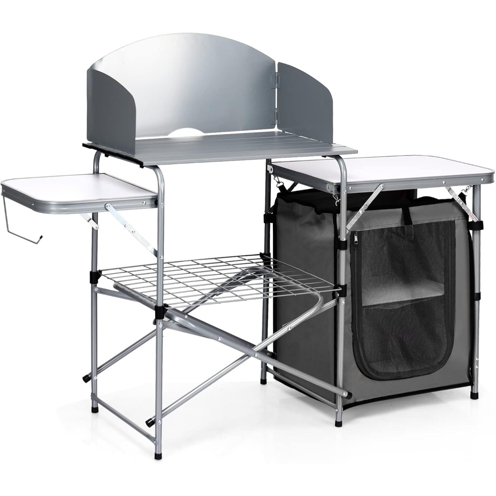Folding Camping Kitchen Table, – Outdoor Camping Kitchen Setup Bewertung und Preis
