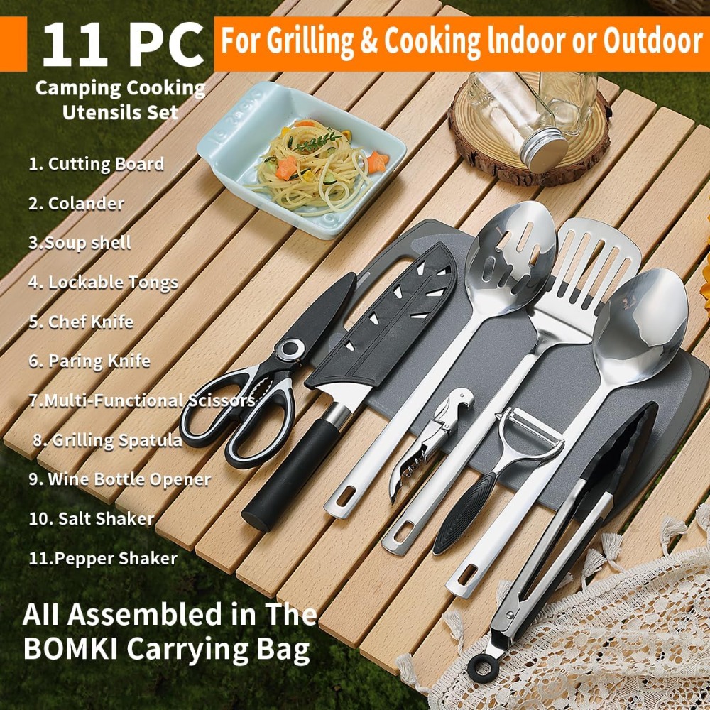 Camping Cooking Utensil Set 10 – Outdoor Camping Kit Bewertung und Preis