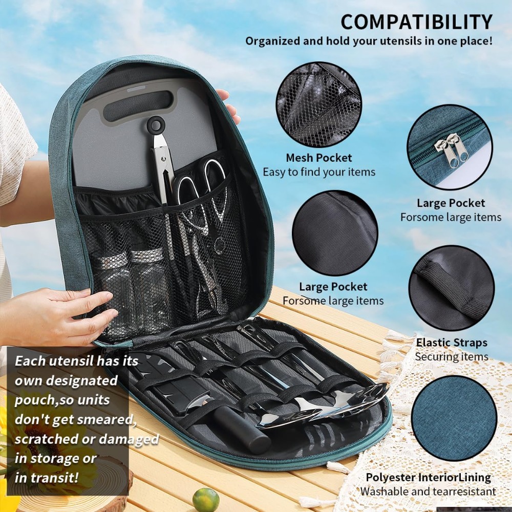 Camping Cooking Utensil Set 10 – Outdoor Camping Kit Bewertung und Preis