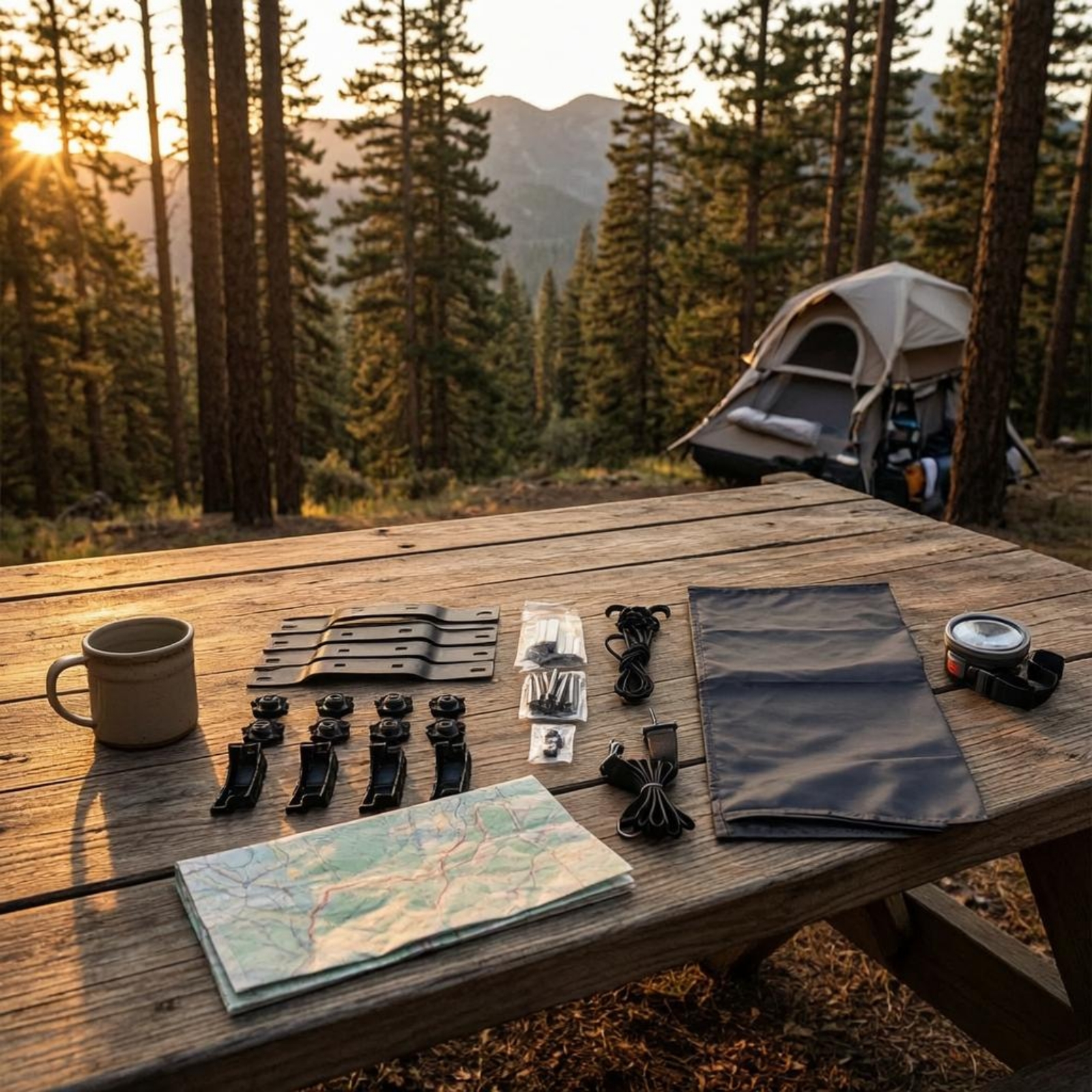 Roof Tent Installation Kit Cur – Outdoor Camping Kit Bewertung und Preis