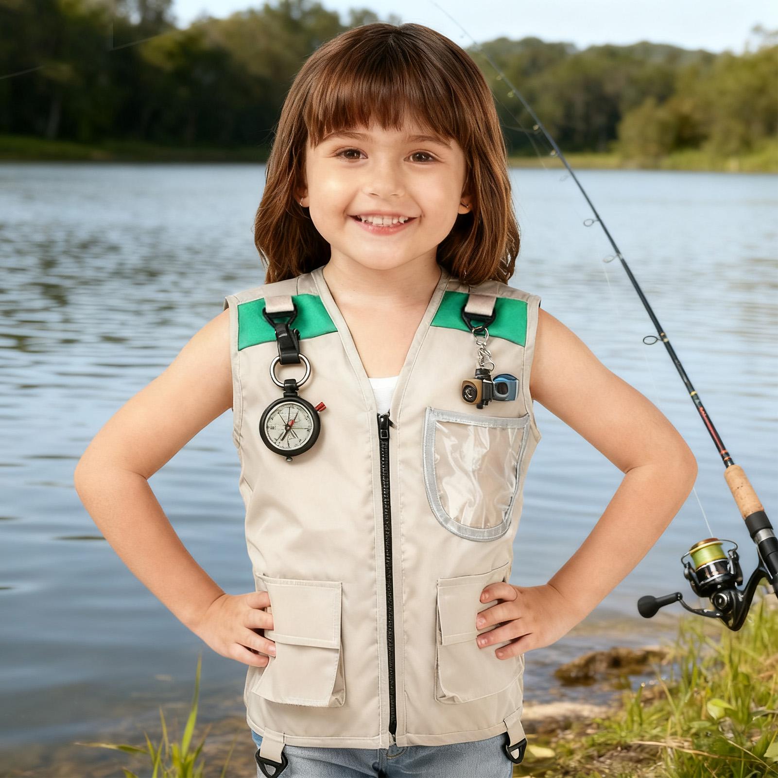 Kids Cargo Vest Sleeveless Cos – Outdoor Camping Kids Activities Bewertung und Preis
