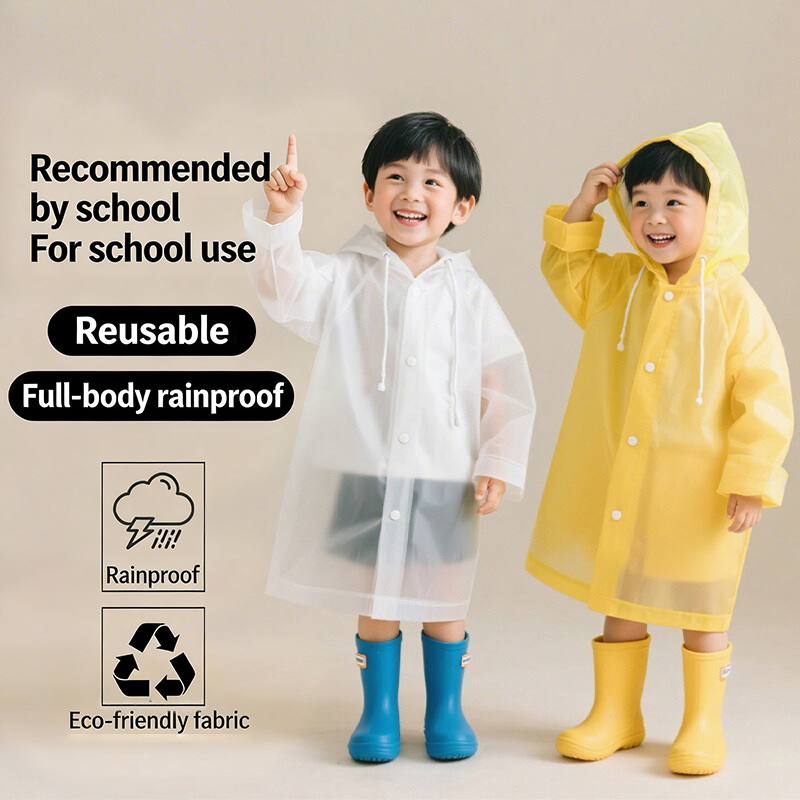 Disposable Long Kids Raincoat  – Outdoor Camping Kids Activities Bewertung und Preis
