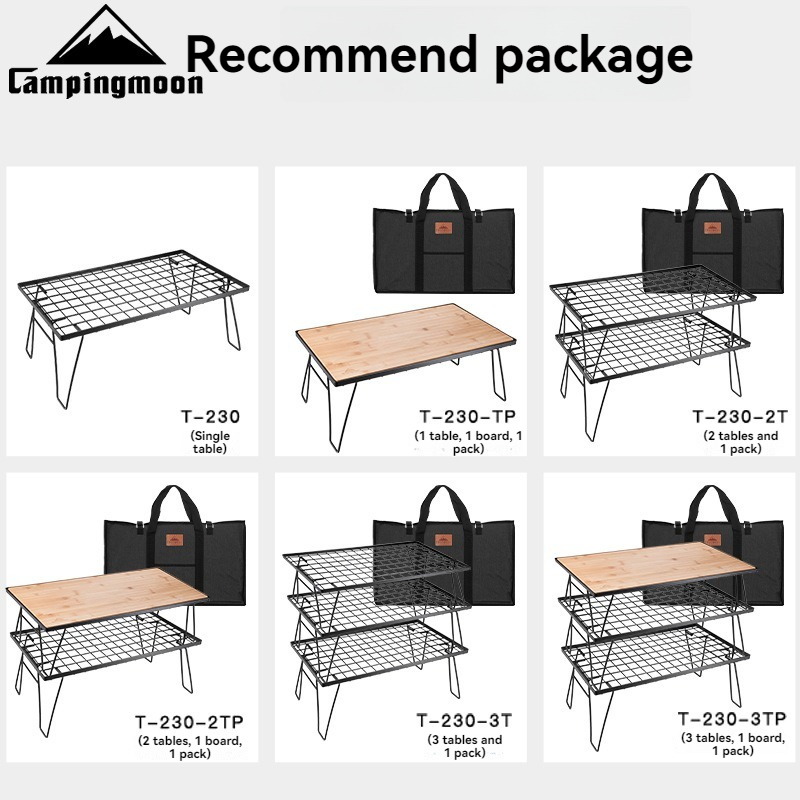 CAMPINGMOON T-230 Portable Mul – Outdoor Camping Table With Storage Bewertung und Preis