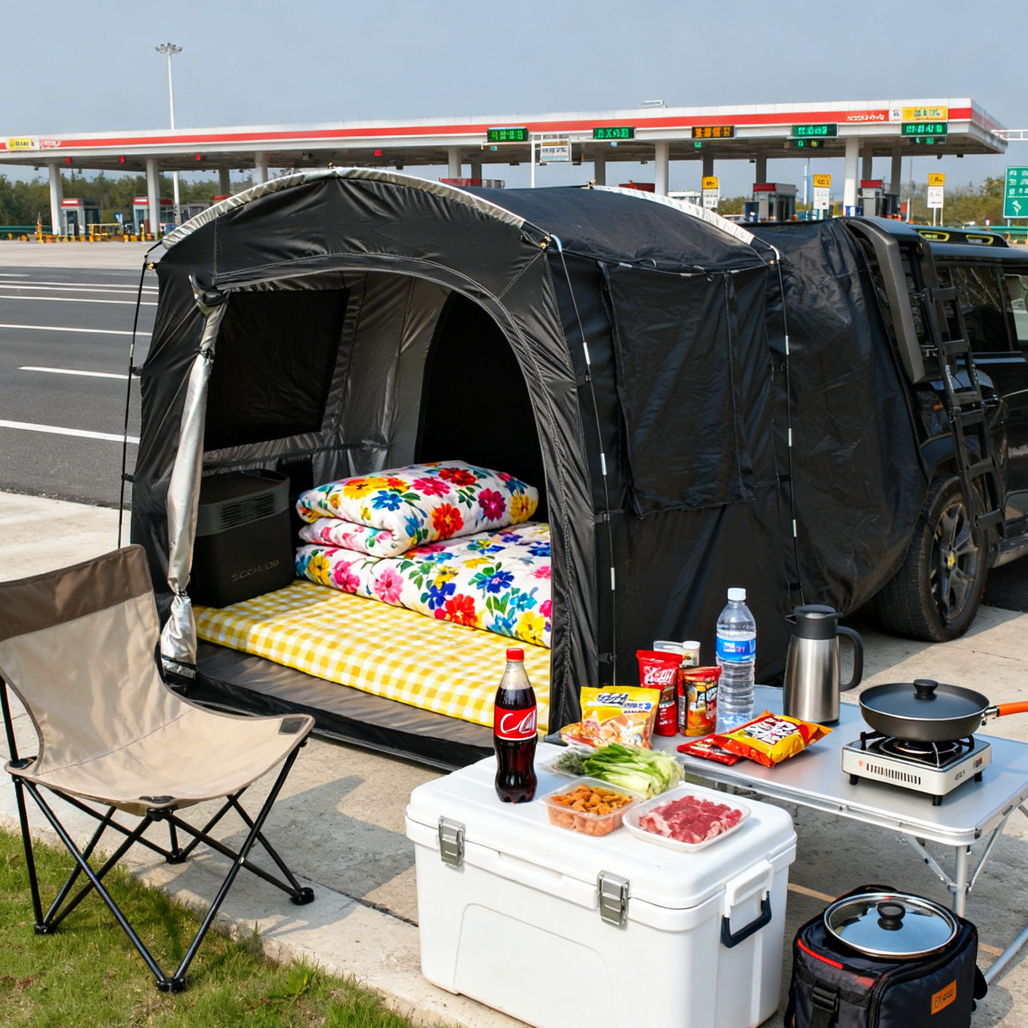 2-Person SUV Rear Tent Annex w – Outdoor Camping Car Tail Tent Bewertung und Preis