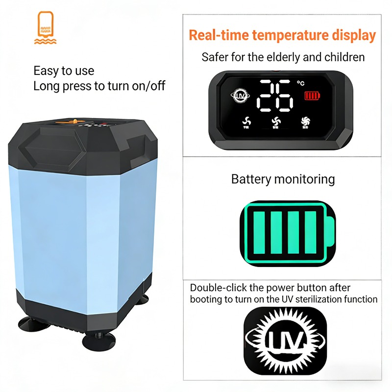 5400mAh/9000mAh Outdoor Portab – Outdoor Camping Bathroom Bewertung und Preis
