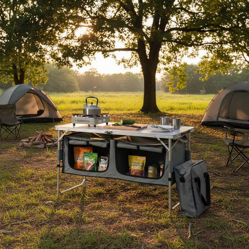 Camping Kitchen Table, Quick s – Outdoor Camping Kitchen Setup Bewertung und Preis