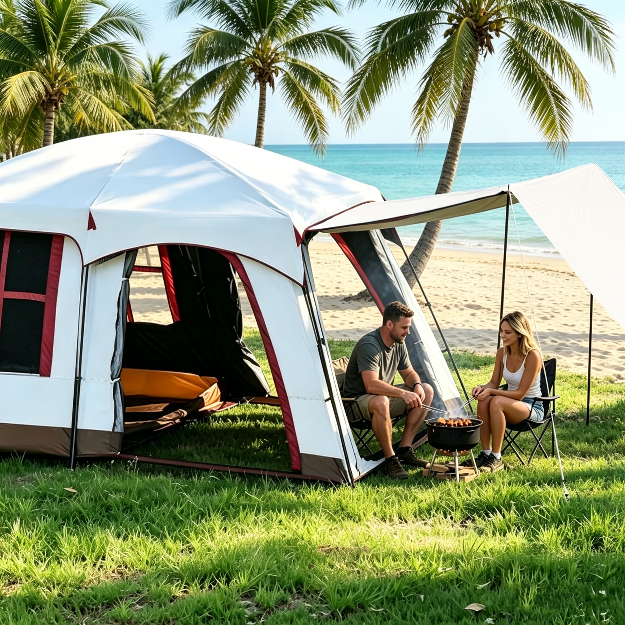 Multifunctional SUV Rear Tent  – Outdoor Camping Car Tail Tent Bewertung und Preis