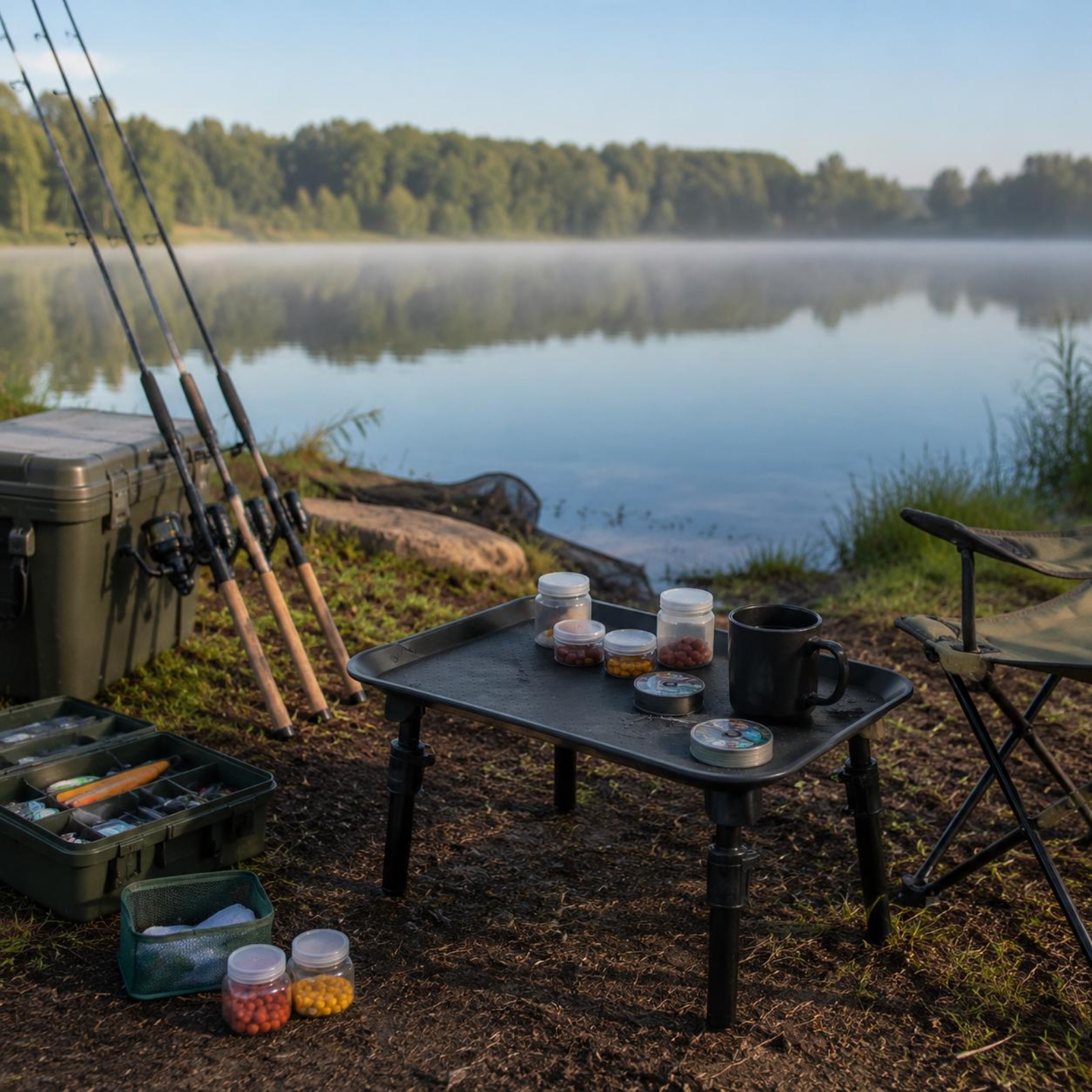 Carp Fishing Table Foldable Le – Outdoor Camping Table With Storage Bewertung und Preis