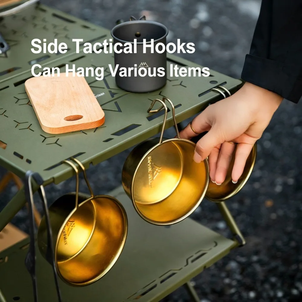MOUNTAINHIKER Three-tier Rack  – Outdoor Camping Table With Storage Bewertung und Preis