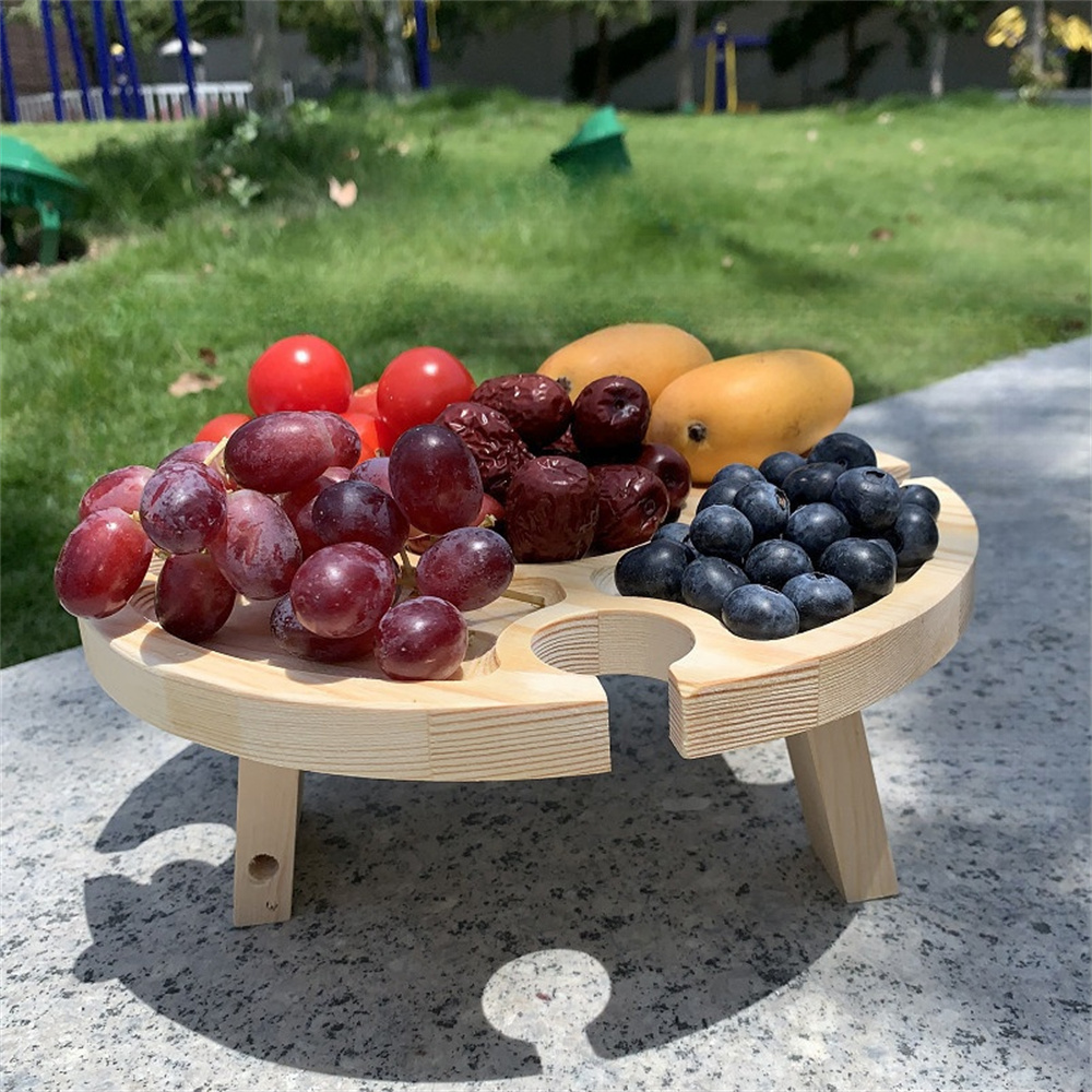 Outdoor Portable Folding Wine  – Outdoor Camping Table With Storage Bewertung und Preis