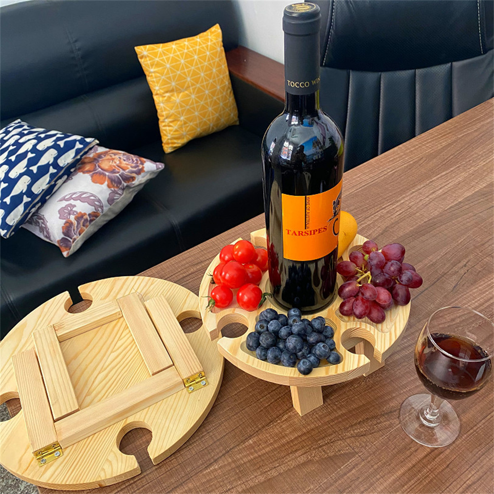Outdoor Portable Folding Wine  – Outdoor Camping Table With Storage Bewertung und Preis