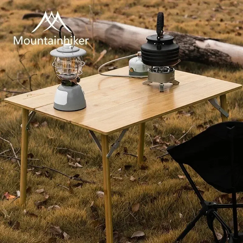 MOUNTAINHIKER 2/3 Bamboo Foldi – Outdoor Camping Table With Storage Bewertung und Preis